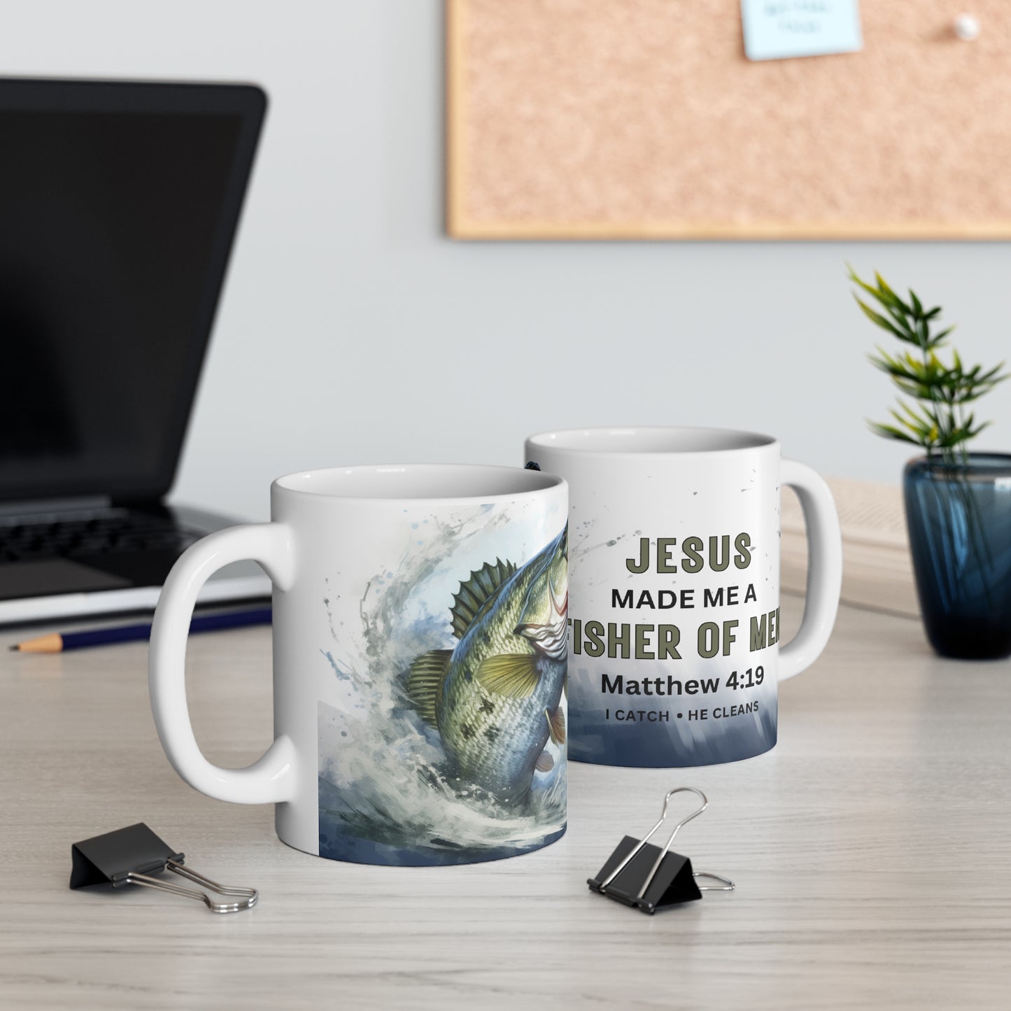 Jesus Made Me A Fisher Of Men Mug