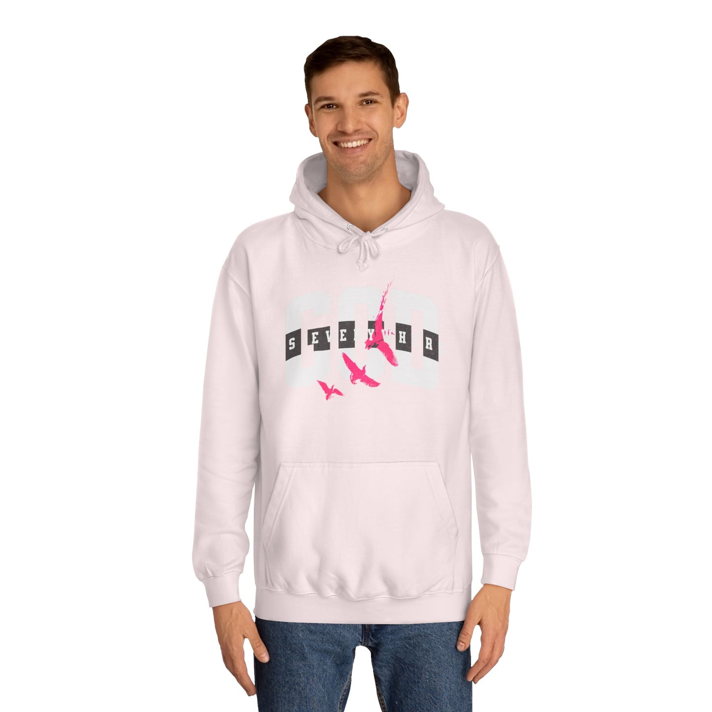 God Is Everywhere Unisex Hoodie - Religious, Comfortable College Sweatshirt