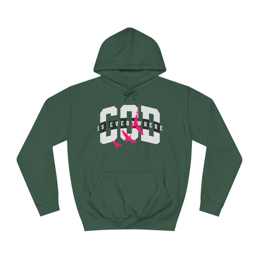 God Is Everywhere Unisex Hoodie - Religious, Comfortable College Sweatshirt