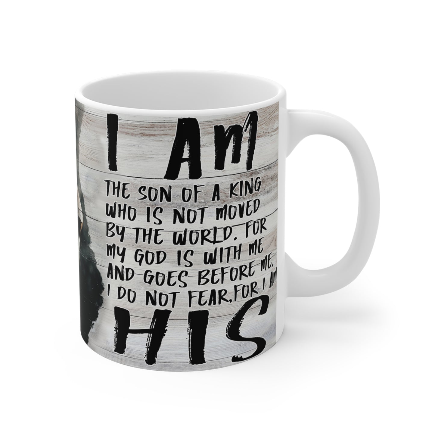 Mug - Lion and Jesus 'I am a son of the king'