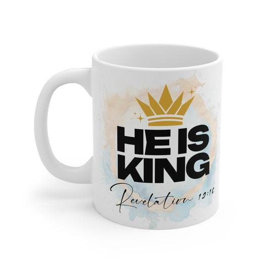 He Is King Mug