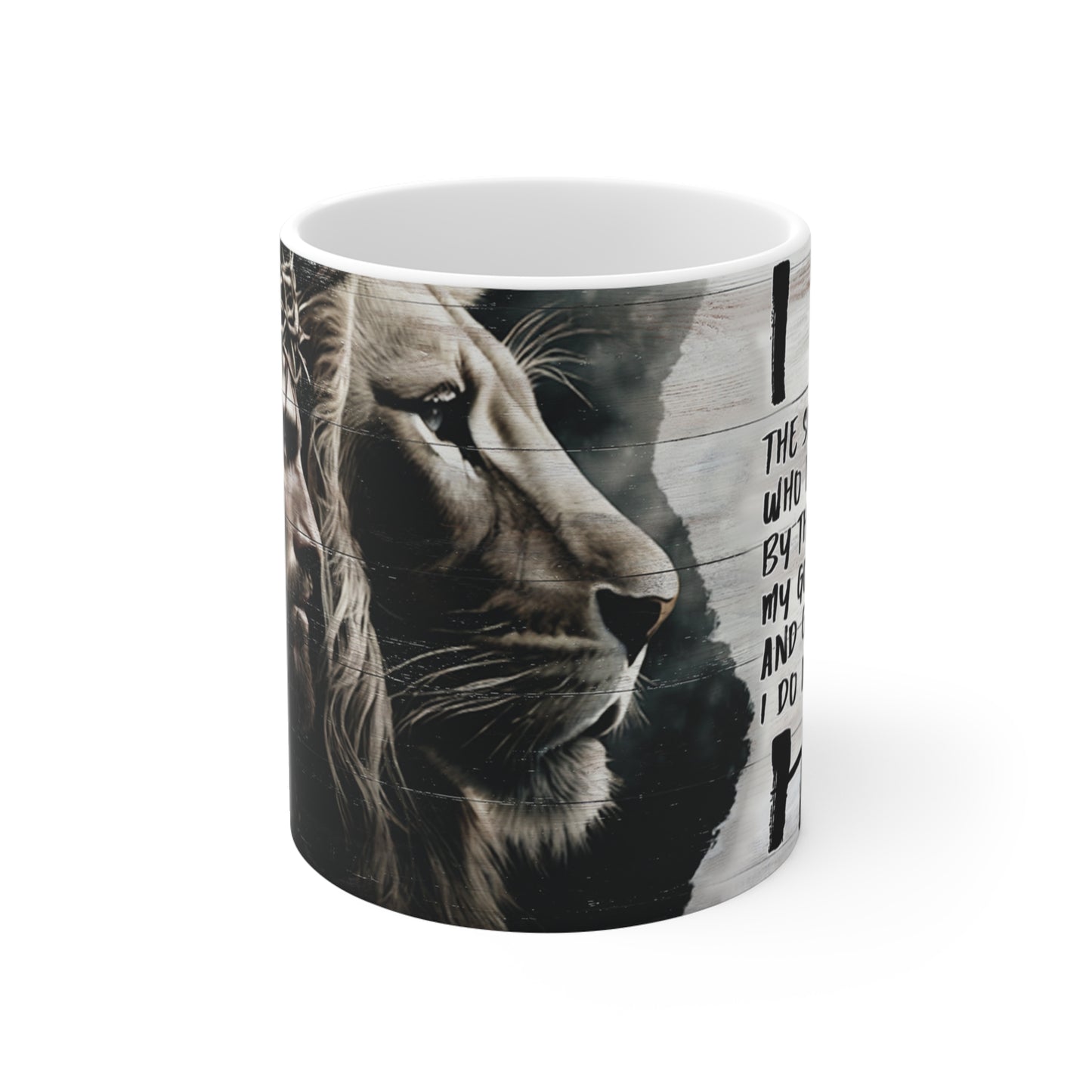 Mug - Lion and Jesus 'I am a son of the king'