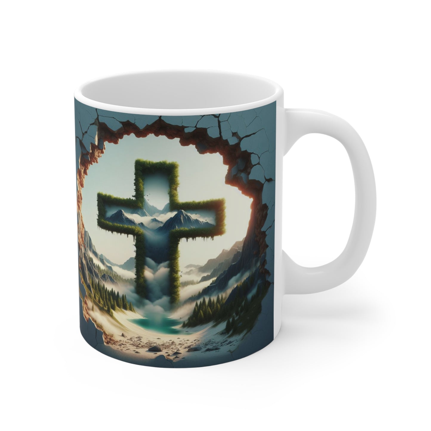 Cross In The Mountains Mug