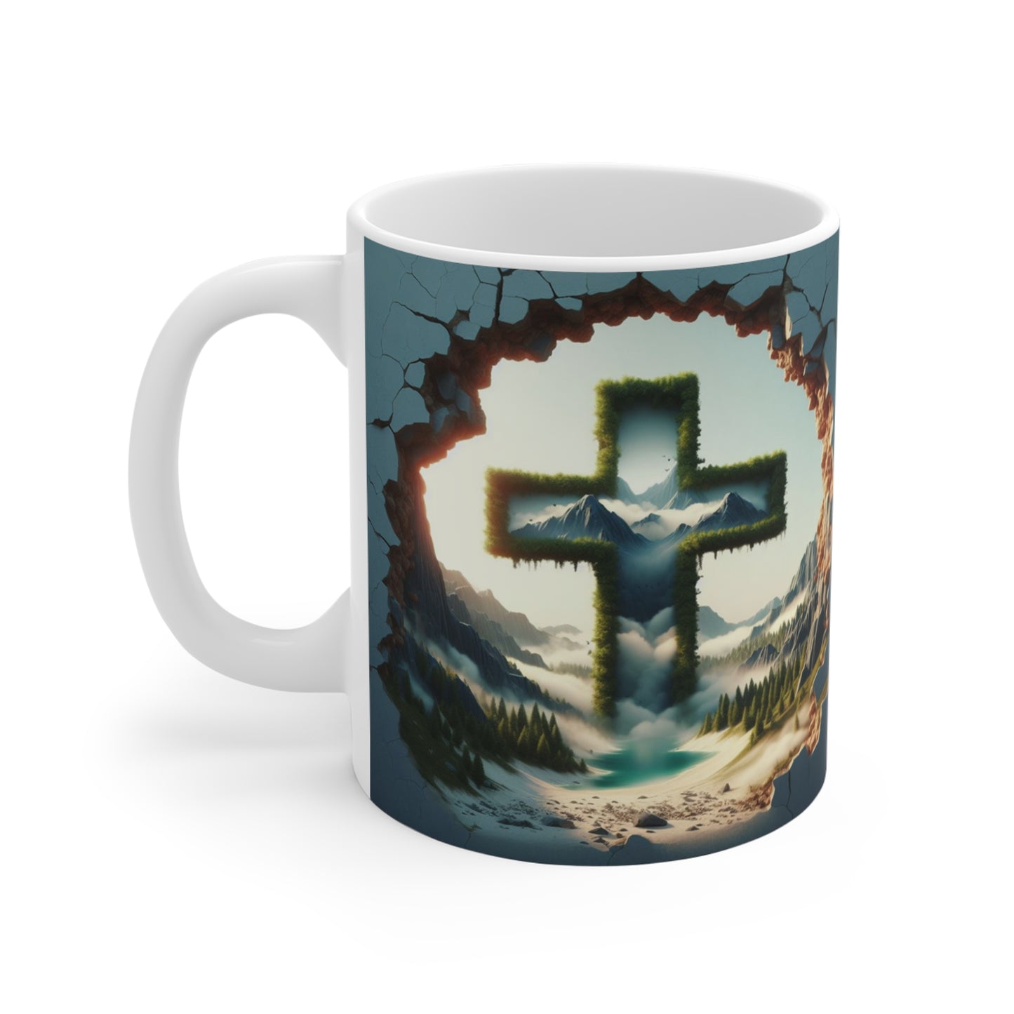 Cross In The Mountains Mug